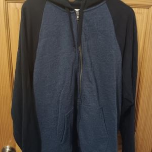 Urban pipeline blue hoodie